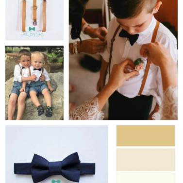 Leather Suspenders & Bow Tie Sets – Perfect for Any Occasion