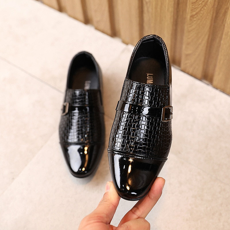 Children's Leather Shoes For Boys Toddlers Kids Flats For Party We –  Little Boy Swag