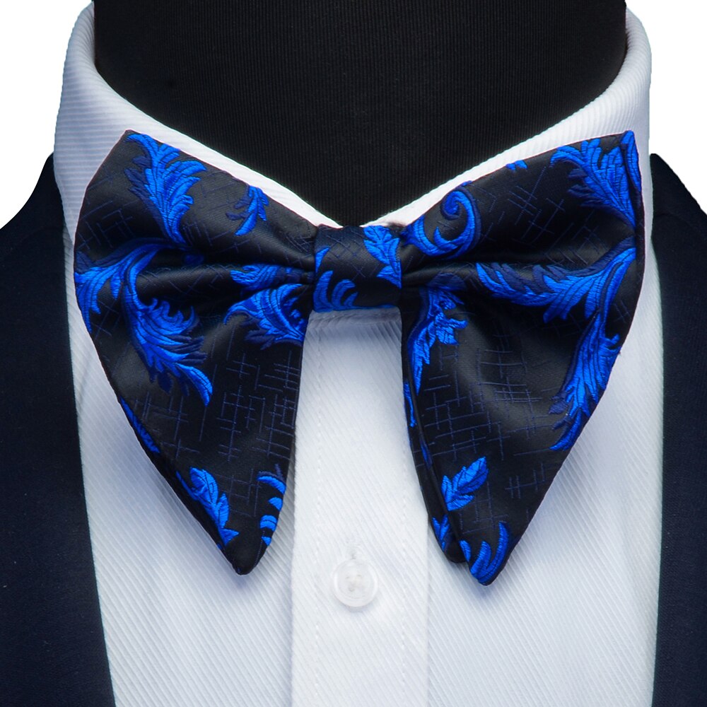 Silk Paisley Floral Big Bowtie For Teen To Adults