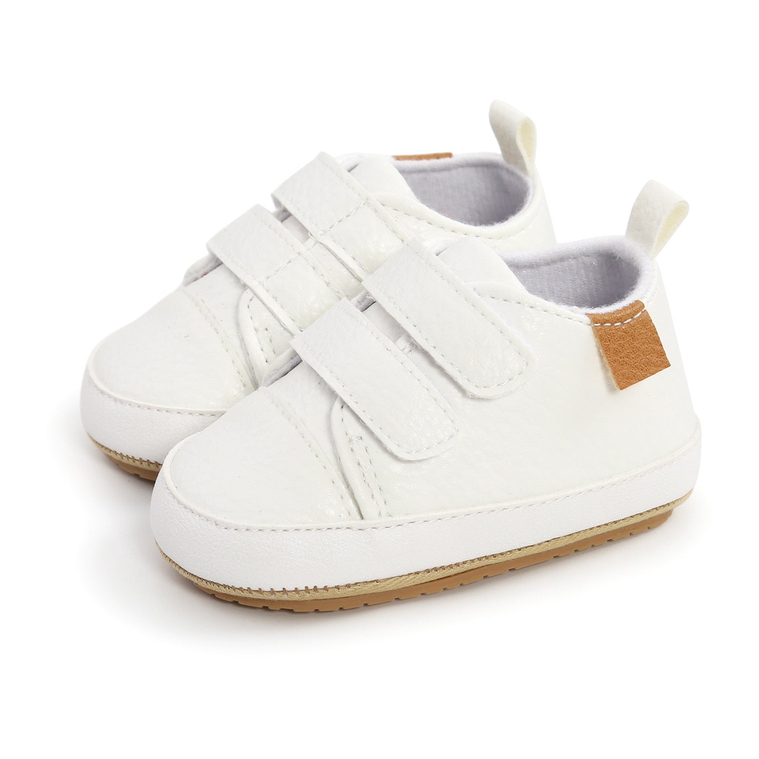 Baby Boy Retro Leather Moccasins For Toddler To 18 Months Old