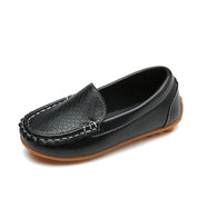 Boys Slip On Leather Loafers - Toddler To 12 Years Sizes
