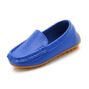 Boys Slip On Leather Loafers - Toddler To 12 Years Sizes
