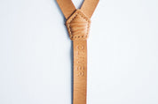 Boys Personalized Leather Suspenders - Embossed With Name