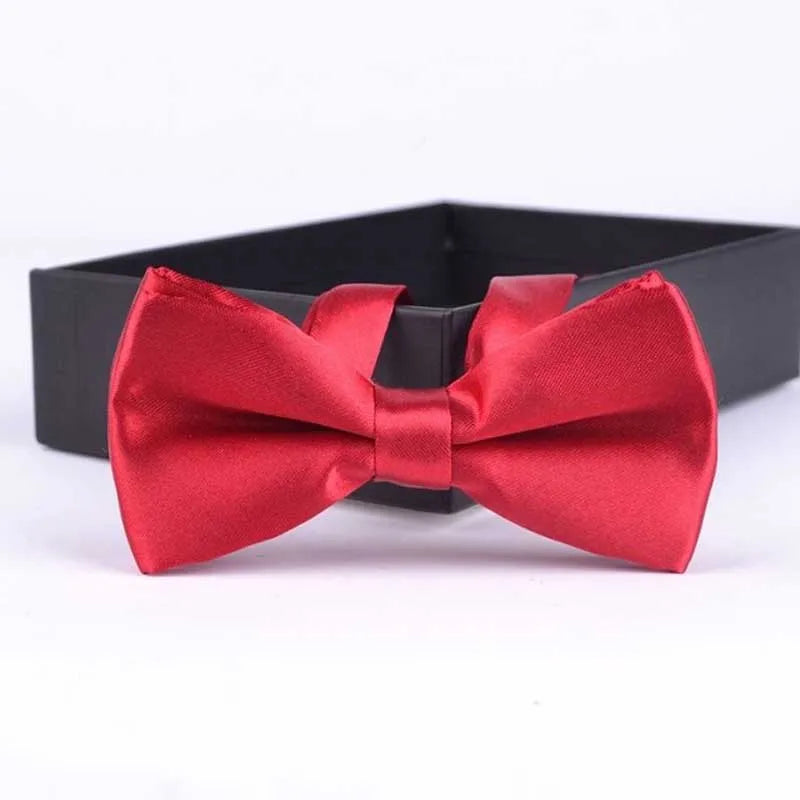 Warm Red pre-tied bow tie for boys - Little Boy Swag