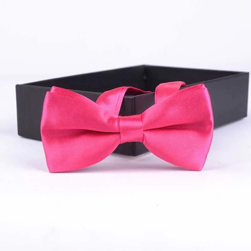 Hot Pink pre-tied bow tie for boys - Little Boy Swag