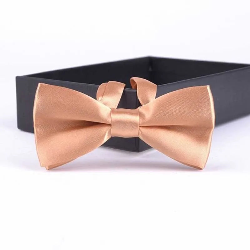 Champagne Gold pre-tied bow tie for boys - Little Boy Swag