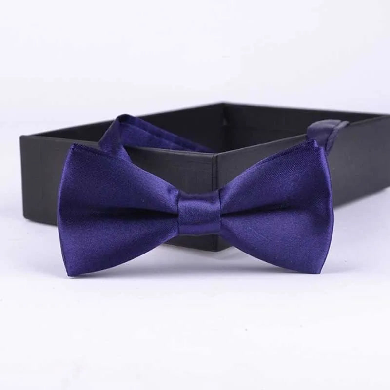 Dark Purple pre-tied bow tie for boys - Little Boy Swag