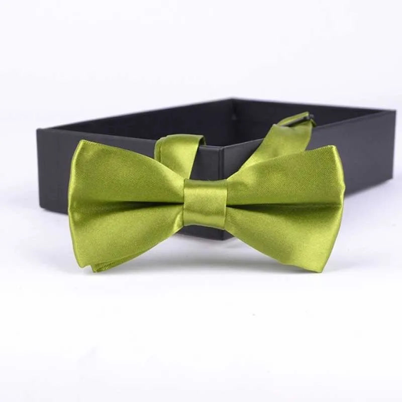Moss Green pre-tied bow tie for boys - Little Boy Swag