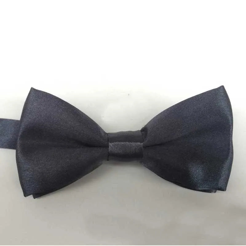 Dark Grey pre-tied bow tie for boys - Little Boy Swag