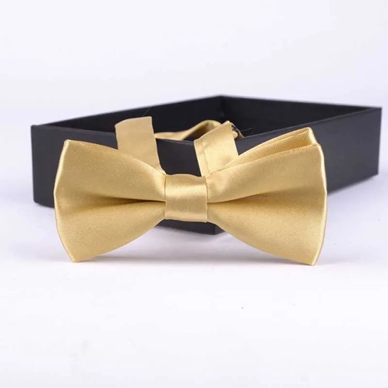 Pale Yellow pre-tied bow tie for boys - Little Boy Swag