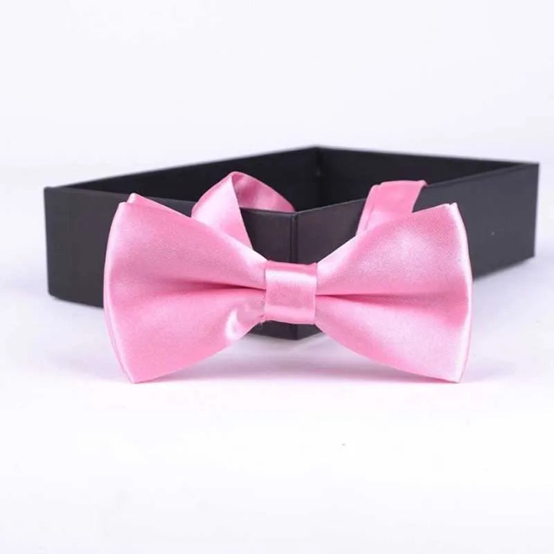 Light Pink pre-tied bow tie for boys - Little Boy Swag