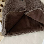 Baby and toddler sherpa vest for fall and winter