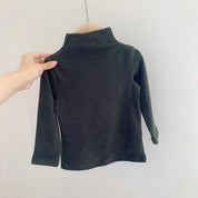 Kids turtleneck in dark green