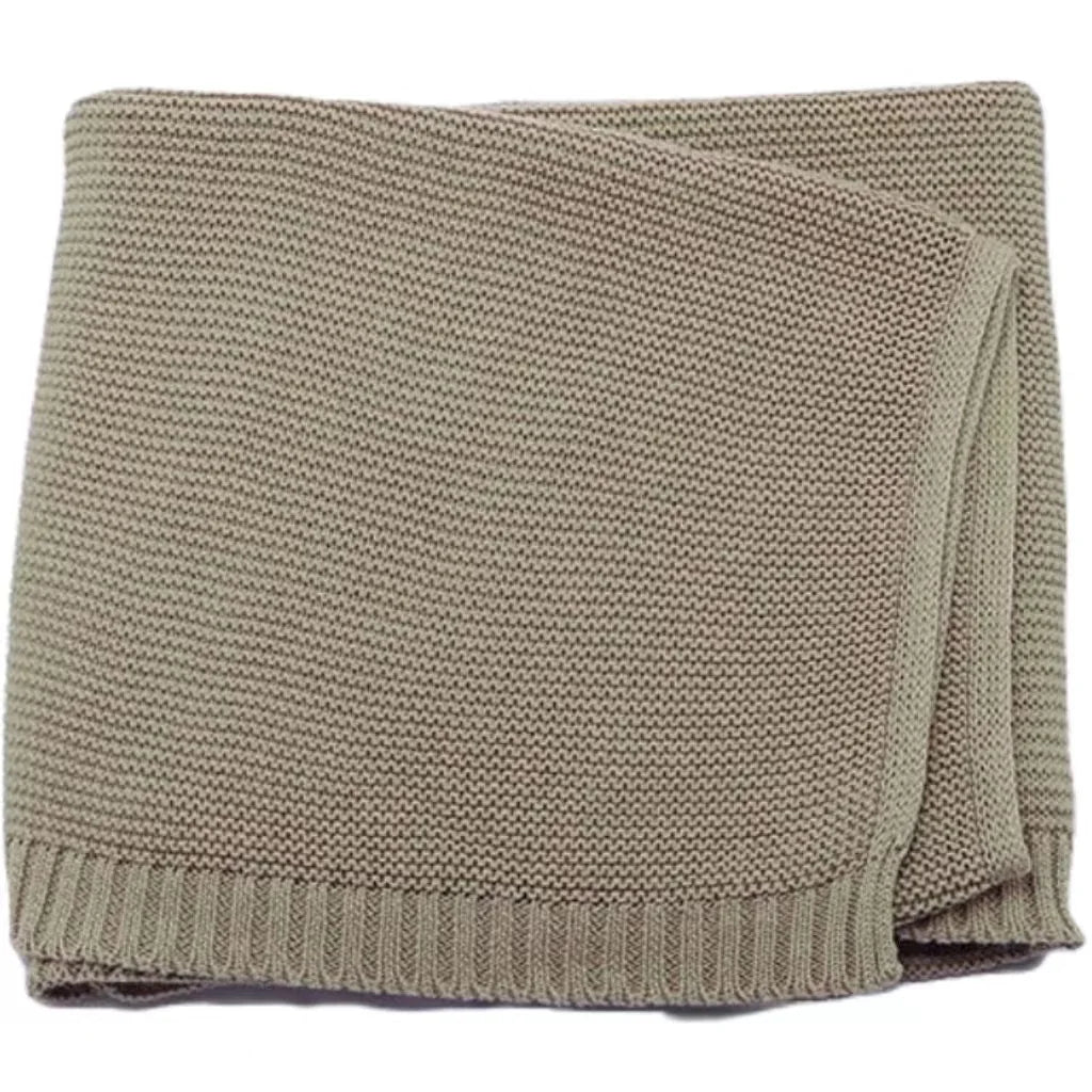Personalized Baby Blanket With Name - Custom Embroidered Knit Blanket