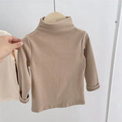 Kids turtleneck in khaki