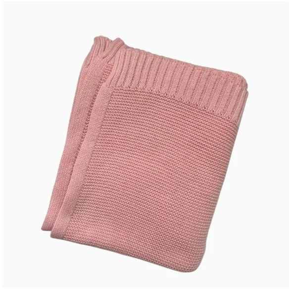 Personalized Baby Blanket With Name - Custom Embroidered Knit Blanket