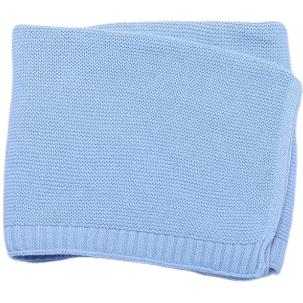 Personalized Baby Blanket With Name - Custom Embroidered Knit Blanket