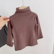 Kids turtleneck in coffee