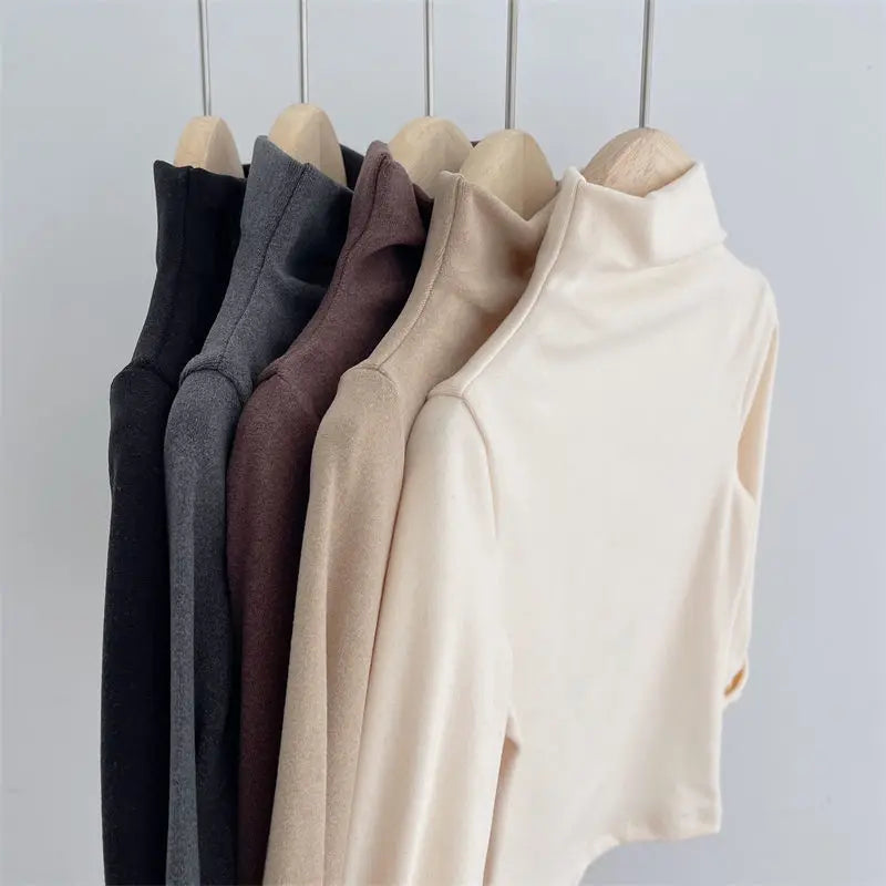 Toddler warm turtleneck long sleeve top