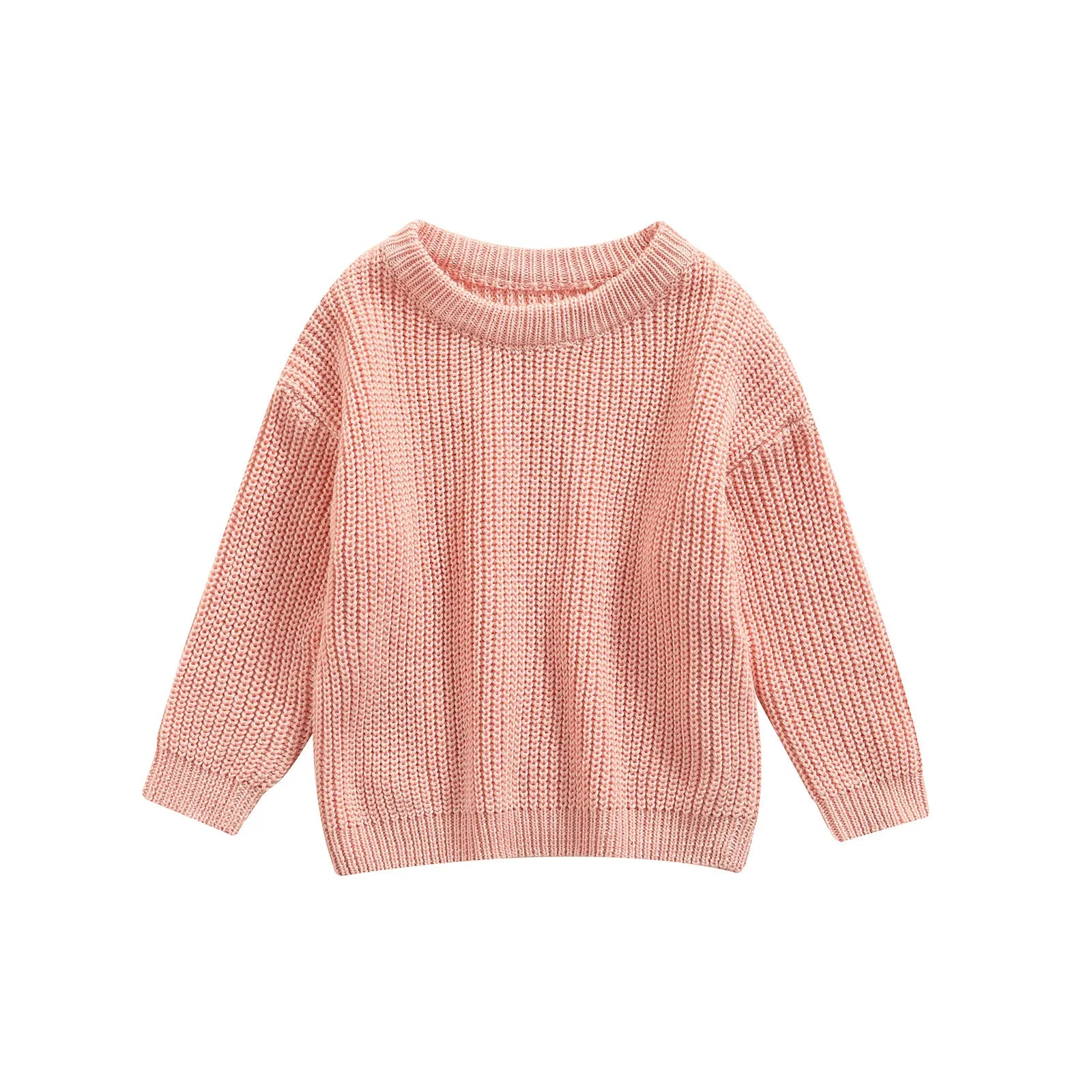 Baby knit sweater in pink