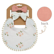 Baby bib and headband set, Style 7
