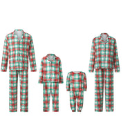 Matching family Christmas pajamas, red plaid - photo 9
