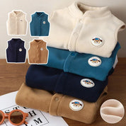 Baby and toddler plush bear vest - Little Boy Swag