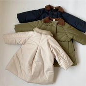 Kids corduroy coat with collar - Little Boy Swag