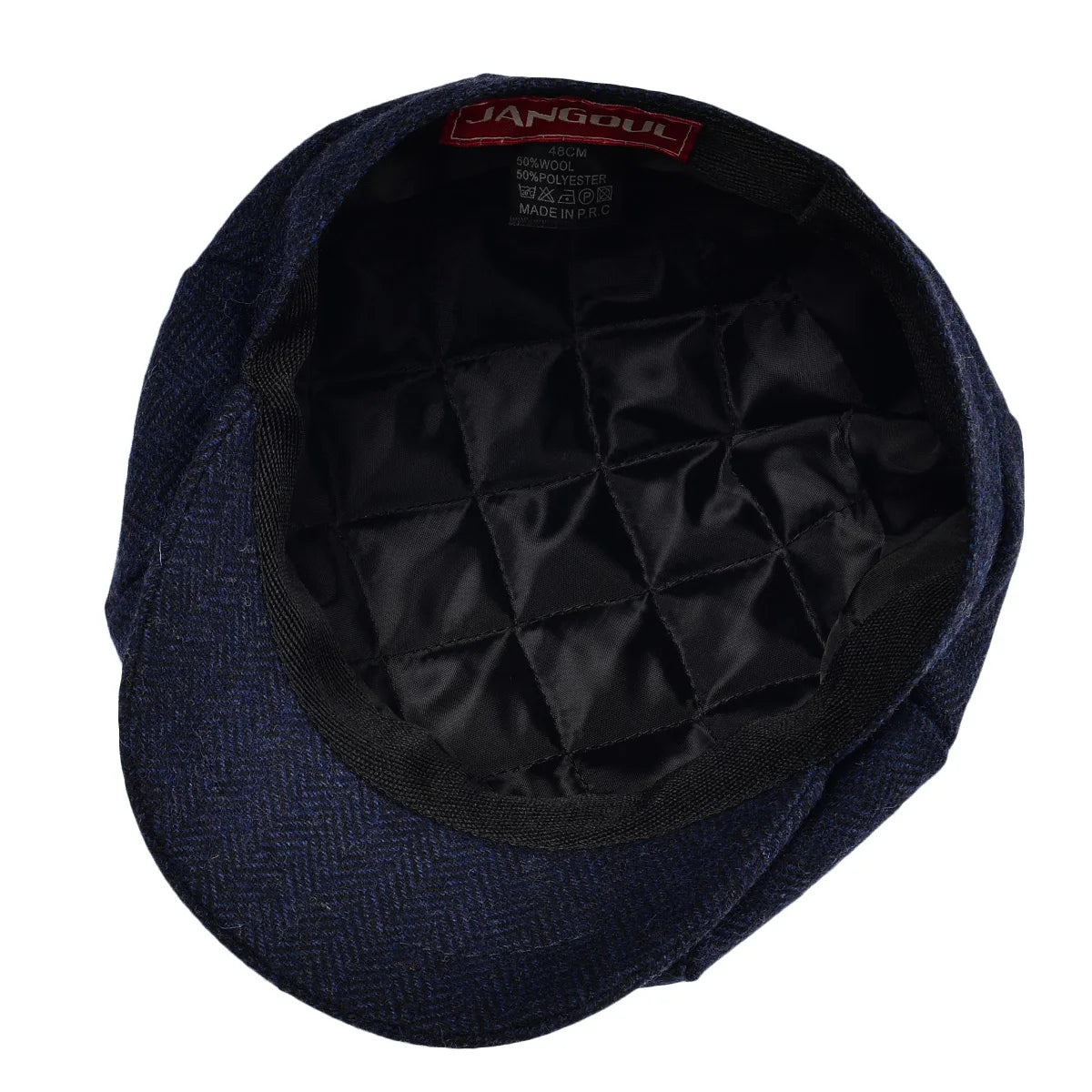 Boys tweed herringbone newsboy flat cap for kids