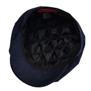 Boys tweed herringbone newsboy flat cap for kids