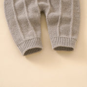Coming home outfit knit romper set detail