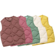 Kids quilted puffer vest - Little Boy Swag