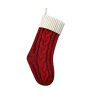 Personalized knit Christmas stocking colors and font chart