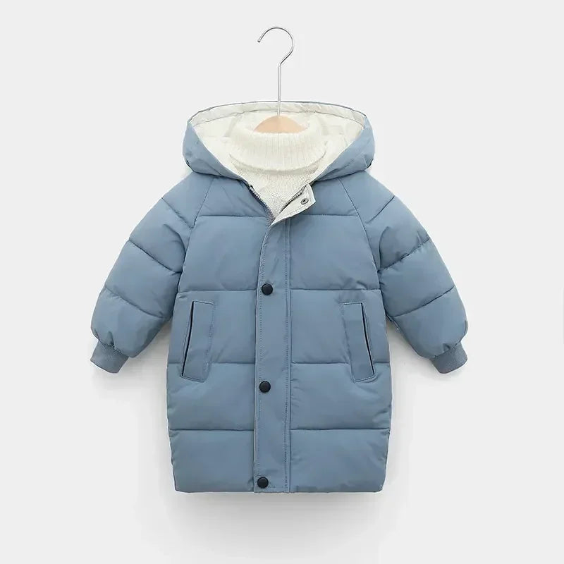 Thick padded kids winter coat