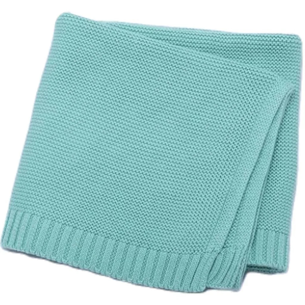 Personalized Baby Blanket With Name - Custom Embroidered Knit Blanket