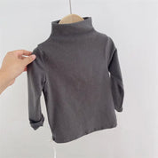 Kids turtleneck in dark gray