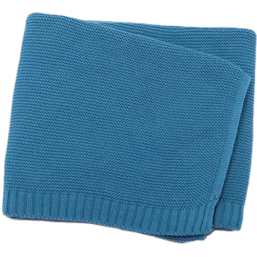 Personalized Baby Blanket With Name - Custom Embroidered Knit Blanket