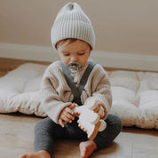 Kids Classic Knit Sweater - Warm Cotton Crewneck Pullover For Baby, Toddler & Boys