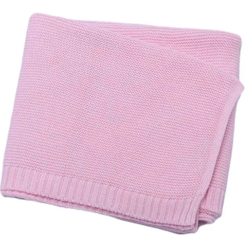 Personalized Baby Blanket With Name - Custom Embroidered Knit Blanket