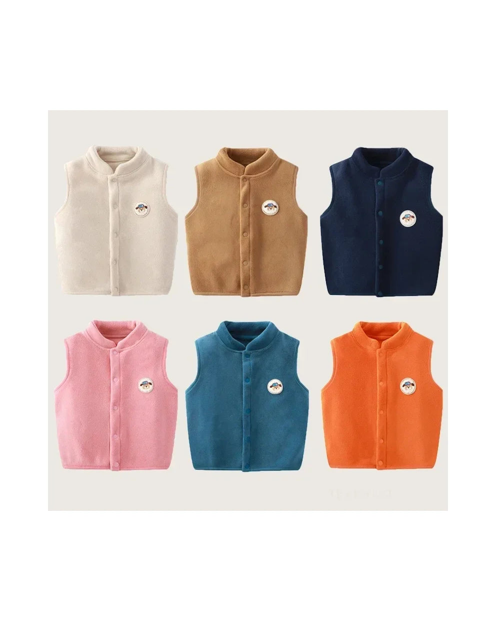 Baby and toddler plush bear vest - Little Boy Swag