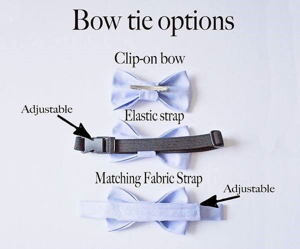 Charcoal Grey Bow Tie - Newborn To Adult Sizes