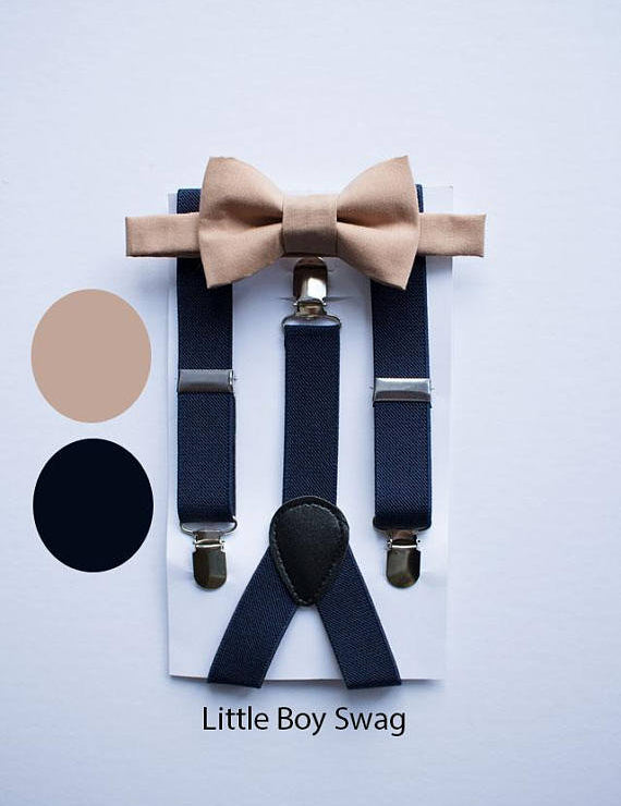 Boys_Beige_Bow_Tie_Navy_Suspenders_Ring_Bearer_Outfit_Rustic_Navy_Wedding_Baby_Boy_Bow_Tie_Cake_Smash_Boys_Clothes_Boys_First_Birthday.jpg