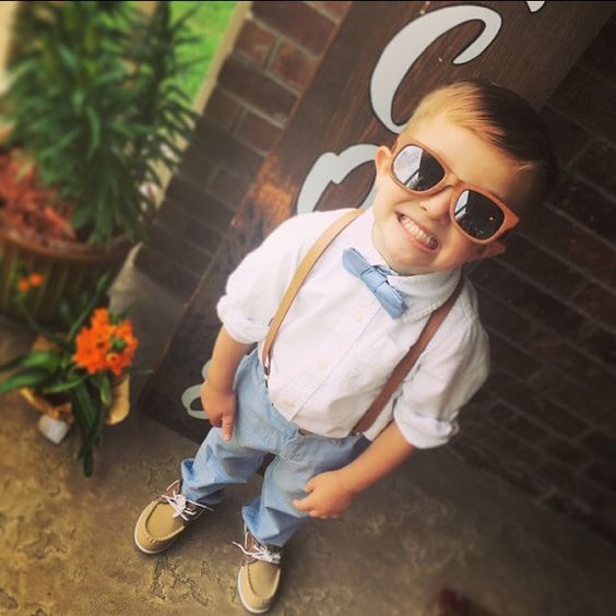 Adjustable Straps For Boys In Navy Blue And Brown - Total Eclipse | Tape à L'oeil - Foto 6