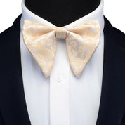 Silk Paisley Floral Big Bowtie For Teen To Adults
