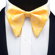 Silk Paisley Floral Big Bowtie For Teen To Adults