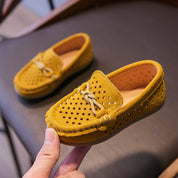 Boys Suede Leather Shoes Toddler To 12 Years Sizes