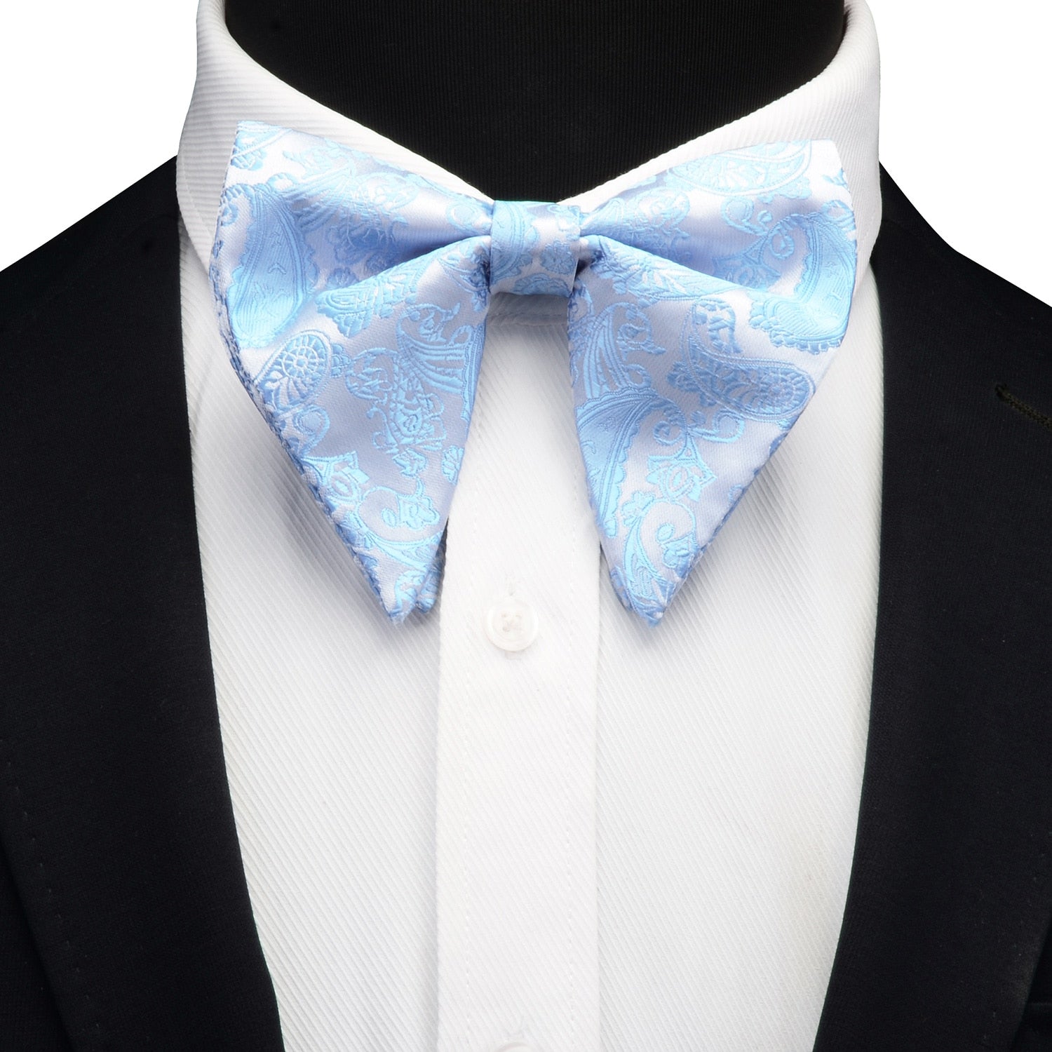 Silk Paisley Floral Big Bowtie For Teen To Adults