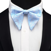 Silk Paisley Floral Big Bowtie For Teen To Adults
