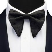 Silk Paisley Floral Big Bowtie For Teen To Adults
