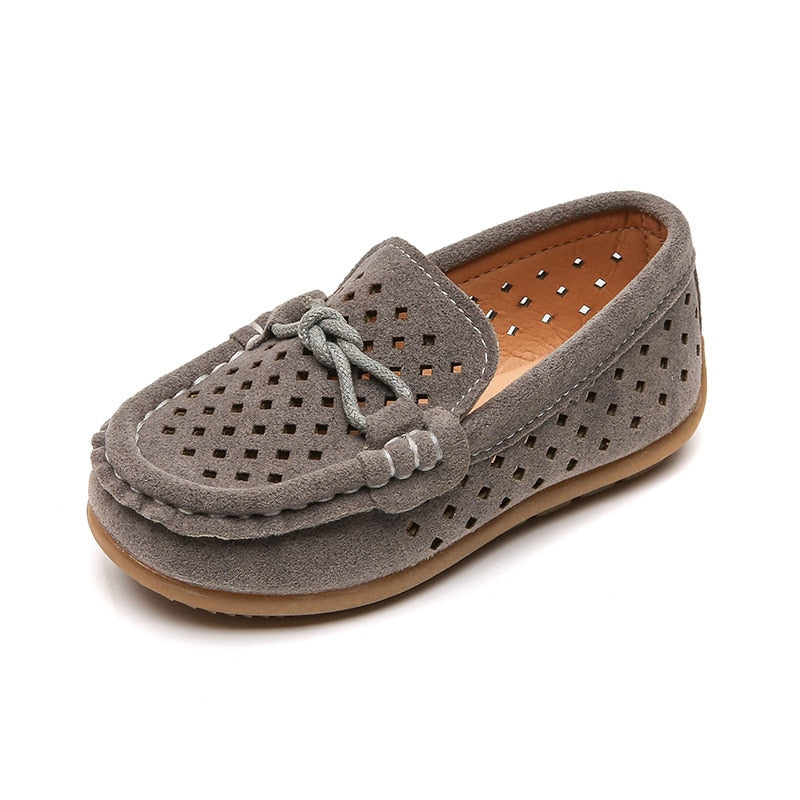 Boys Suede Leather Shoes Toddler To 12 Years Sizes
